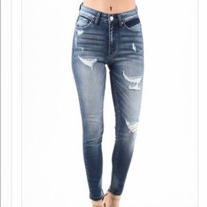 NWT Distressed KanCan Skinny Jeans
